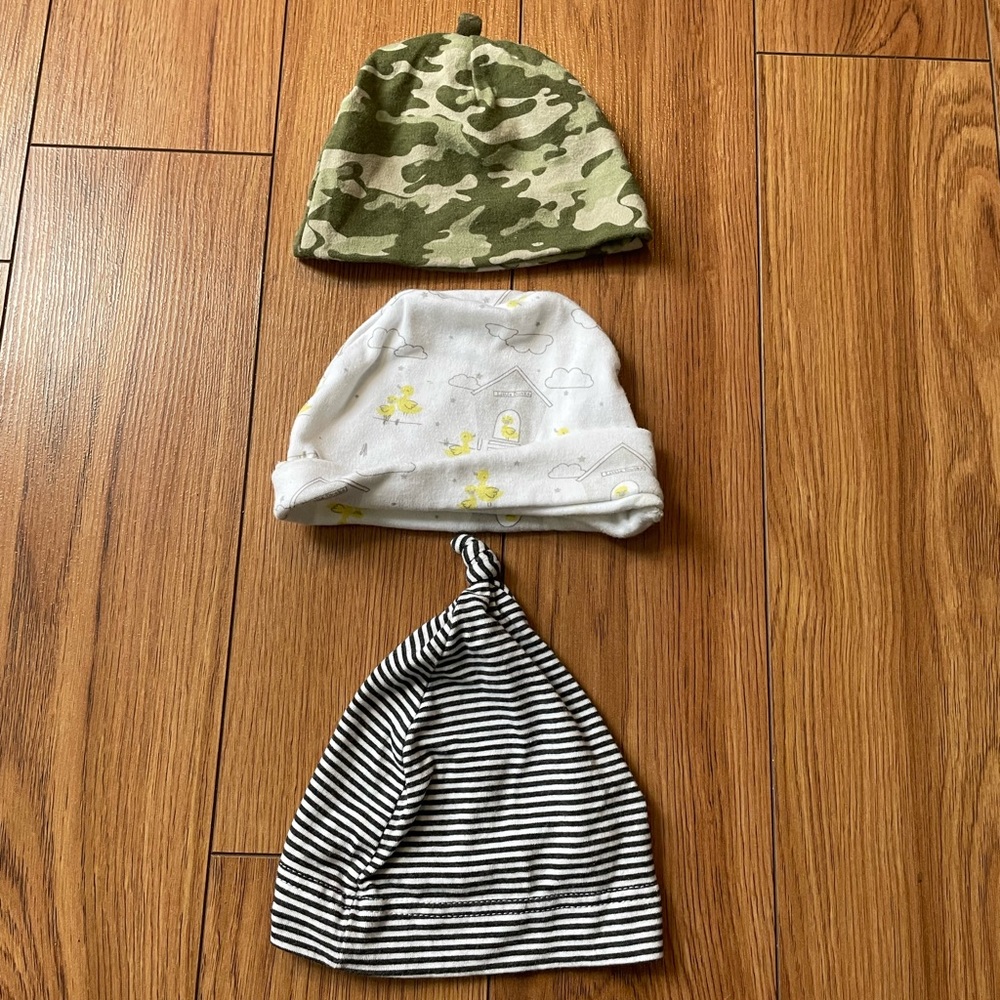 3-Pack 0-3M Hats